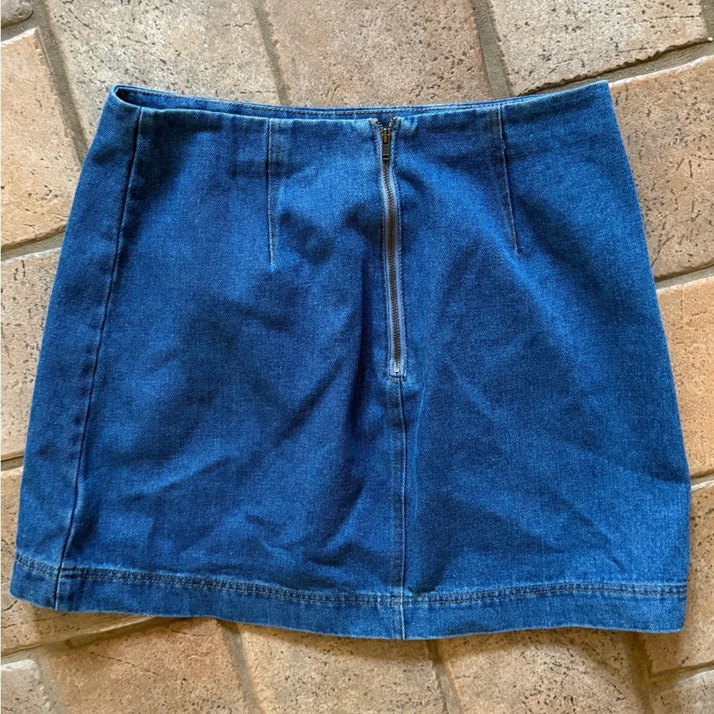 Petal & Pup Blue Denim Skirt - Picture 3 of 3